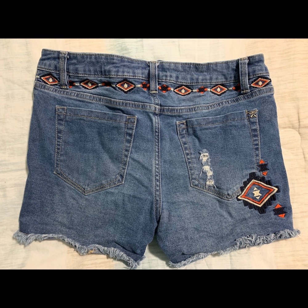 Women’s blue jean shorts - Picture 2 of 4